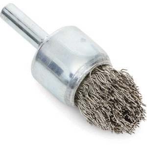 1/2" x .010 Flare End Crimped Steel Wire End Brush