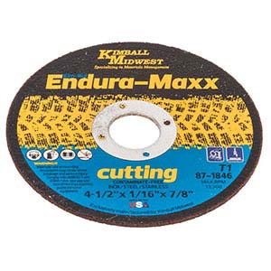 4-1/2" x 1/16" x 7/8" Type 1 Kim-Kut™ Endura-Maxx™ Cut-Off Wheel