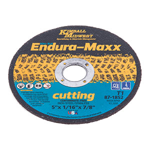 5" x 1/16" x 7/8" Type 1 Kim-Kut™ Endura-Maxx™ Cut-Off Wheel