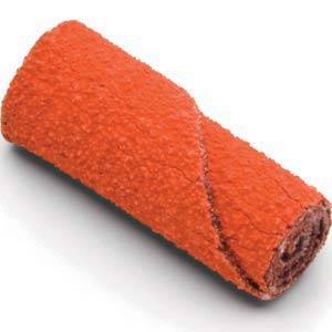 3/8" x 1-1/2" 60 Grit Straight Orange Blaze Cartridge Ceramic Grain Roll