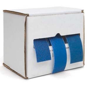 80 - 150J Grit 1-1/2" Blue Waterproof Aluminum Oxide Abrasive Cloth Bench Master Assortment