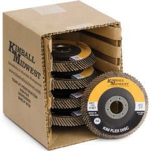 4-1/2" x 7/8" 36 Grit Kim-Flex Flap Disc - Kim-Pak