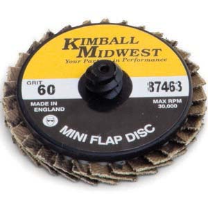 2" 36 Grit Type R Mini Flap Disc - Bulk