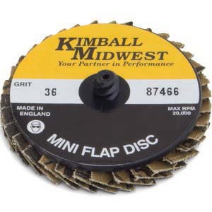 3" 36 Grit Type R Mini Flap Disc