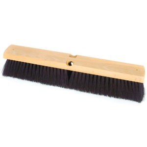 24" Heavy Duty Meduim Floor Broom (With Handle)