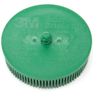 3" Coarse 3M Scotch-Brite Green Abrasive Bristle Disc