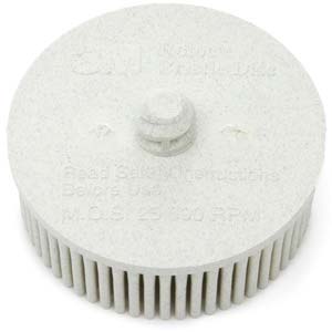 2" Fine 3M Scotch-Brite White Abrasive Bristle Disc