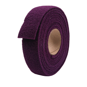 2" x 15' Fine Maroon Kim-Brite™ Aluminum Oxide Abrasive Roll