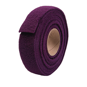 2" x 15' Very Fine Maroon Kim-Brite™ Aluminum Oxide Abrasive Roll