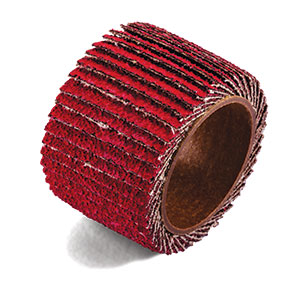 80 Grit 1-3/4" x 1-3/16" Crimson-Fire™ Ceramic Abrasive Flap Band