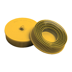 4-1/2" x 5/8"-11 Medium Yellow Kim-Brite™ Abrasive Brush