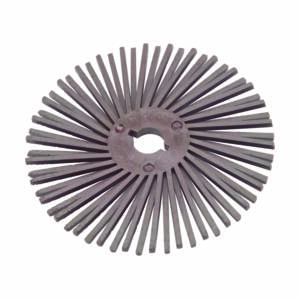 3" Extra-Coarse Brown Kim-Brite Radial Abrasive Brush