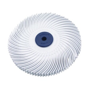 4" Fine White Kim-Brite Radial Abrasive Brush