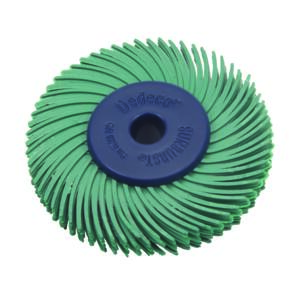 2" Coarse Green Kim-Brite 6-Ply Radial Abrasive Brush