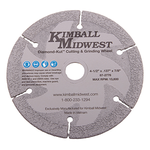 4-1/2" Type 1 Diamond-Kut™ Cut & Grinding Wheel