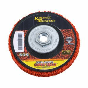 4-1/2" x 5/8"-11 Orange Type R Crud-Buster Super-Maxx™ Ceramic Alumina Stripping Disc