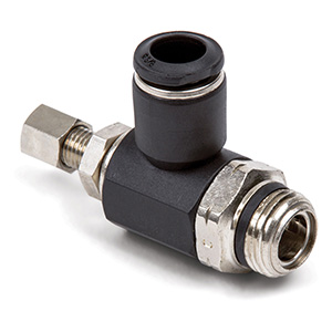 1/4" x 1/4" Uni-Max Compact Meter Out Flow Control Fitting