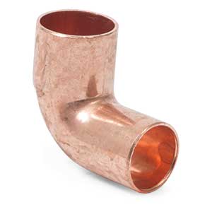 1-1/4" x 1-1/4" Fitting to Copper 90° Elbow