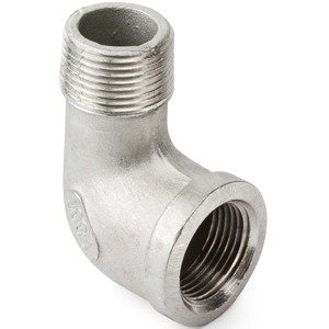 1/2" Class 150 316 Stainless Steel Pipe 90° Street Elbow