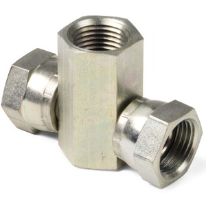 3/4" x 3/4" Female Pipe Swivel to Female Pipe Branch Tee