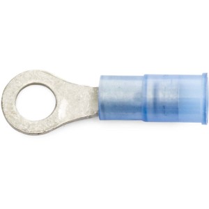 16 - 14 AWG Blue Nylon Insulated Enduralon™ (#8 - #10) Ring Terminal