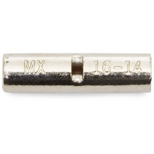 16 - 14 AWG Non-Insulated High-Temperature Heavy-Duty Butt Connector