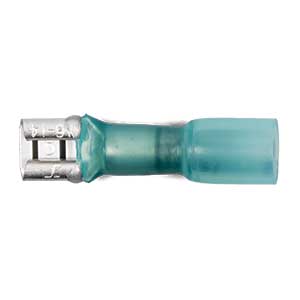 16 - 14 AWG Blue Polyolefin Insulated Ultra-Link Crimp & Solder Female