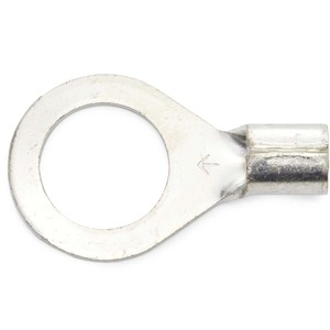 12 - 10 AWG Non-Insulated (5/16" - 3/8") Ring Terminal