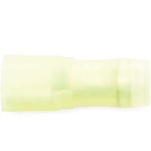 12 - 10 AWG Yellow Insulock™ Nylon Fully Insulated Enduralon™ (1/4" Tab) Standard Female Quick Slide Terminal