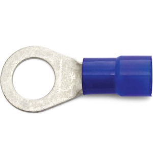 6 AWG Blue Nylon Insulated Enduralon™ (7/16" - 1/2") Ring Terminal