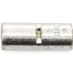 4 AWG Heavy-Duty Non-Insulated Butt Connector