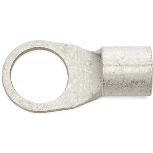4 AWG Heavy-Duty Non-Insulated (7/16" - 1/2") Ring Terminal