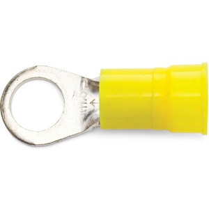4 AWG Yellow Nylon Insulated Enduralon™ (7/16" - 1/2") Ring Terminal