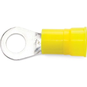 4 AWG Yellow Nylon Insulated Enduralon™ (5/16" - 3/8") Ring Terminal