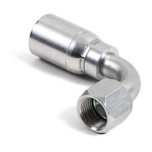 3/8" x 3/8" Female SAE JIC 37° Swivel 90° Elbow - K Series