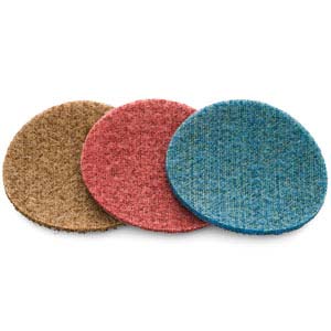 5" Blue Fine Kim-Brite™ Hook & Loop Aluminum Oxide Surface Conditioning Disc