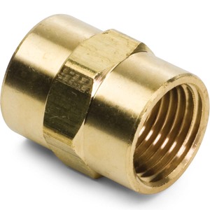 1/2" Lead-Free Brass Pipe Coupling