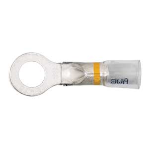 12 - 10 AWG Pro-Tech™ Nytrex Insulated Clear Window Heat Shrink (1/4" - 5/16") Ring Terminal