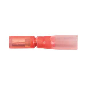 22 - 18 AWG Red Polyolefin Insulated Pro-Tech™ Commercial Grade Heat Shrink (.156) Female Snap Receptacle