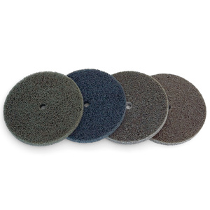 1" x 1" Medium Grit Hard Density Aluminum Oxide Unitized Wheel