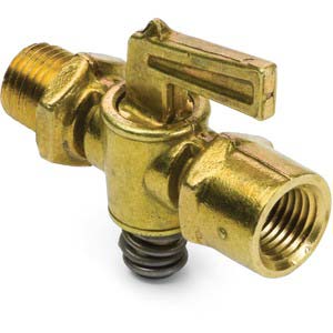 1/4" MPT  x 1/4" FPT Male to Female Pipe Shut-Off
