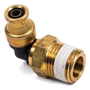 4 Piece Pneumatic Air Quick Push to Connect Fitting assortment 3//8 to 3//8-1//4