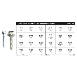 Hex Washer Head Machine Screws, Zinc